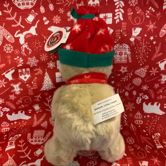 Starbucks Christmas Bearista Bear Photo Snowglobe - Picture 3 of 6